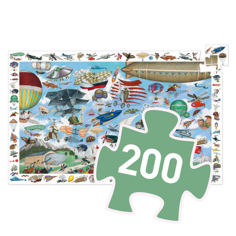 Puzzle de observație Djeco Aero Club