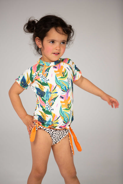 Set tricou + bikini reversibili cu protecție solară UPF 50+ Moana - DucKsday