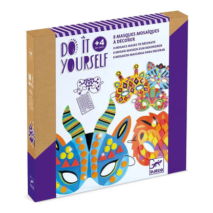 Set DIY Djeco, măști animale