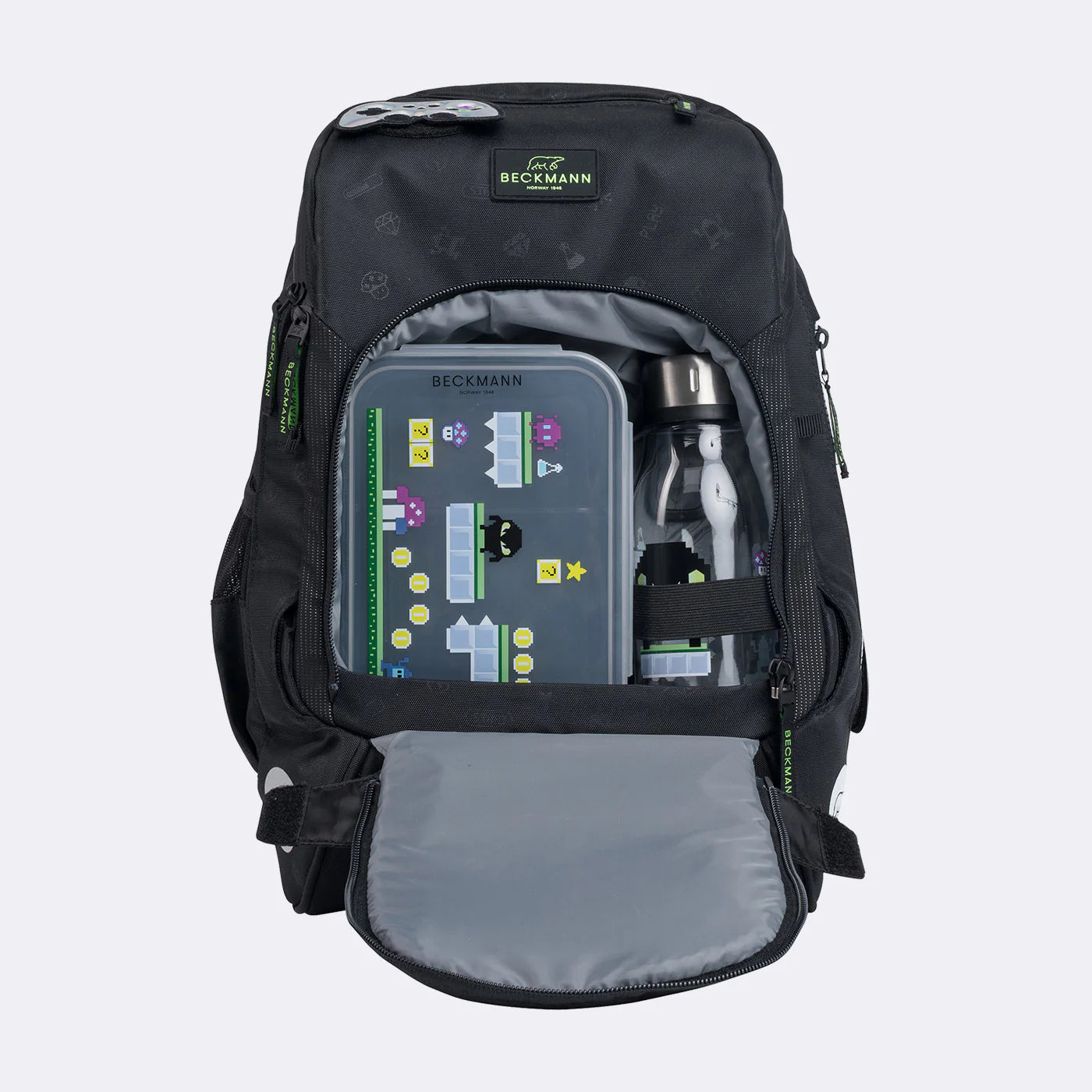 Ghiozdan, rucsac ergonomic cu pernǎ de aer Beckmann, Active Air FLX, Pixel
