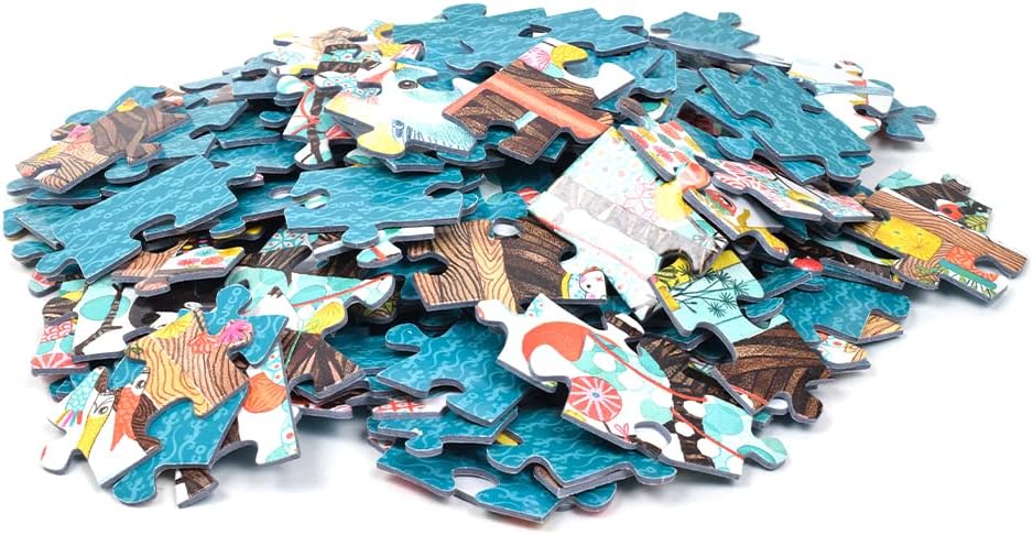 Puzzle galerie 200 piese Căsuța din copac, Djeco