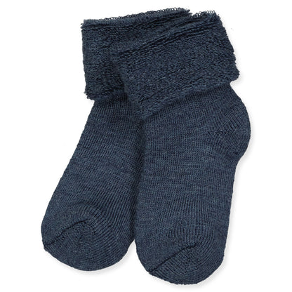 Șosete groase mp Denmark lână Wool Terry - Dark Denim