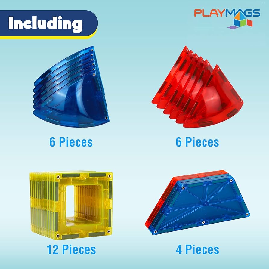 Set Playmags Dome - 28 piese magnetice de construcție