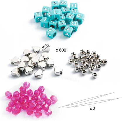 Mărgele litere argintii, Djeco