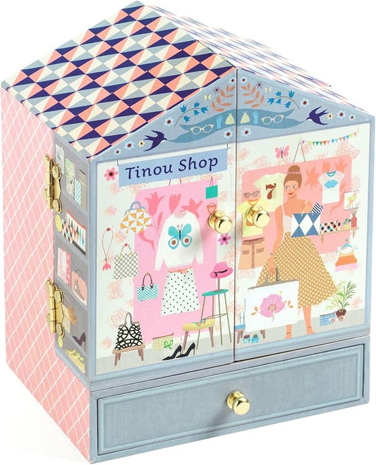 Cutie muzicală Micul magazin cochet, Djeco