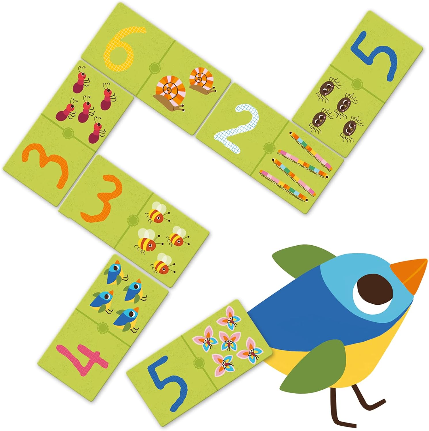 Domino numere puzzle Djeco