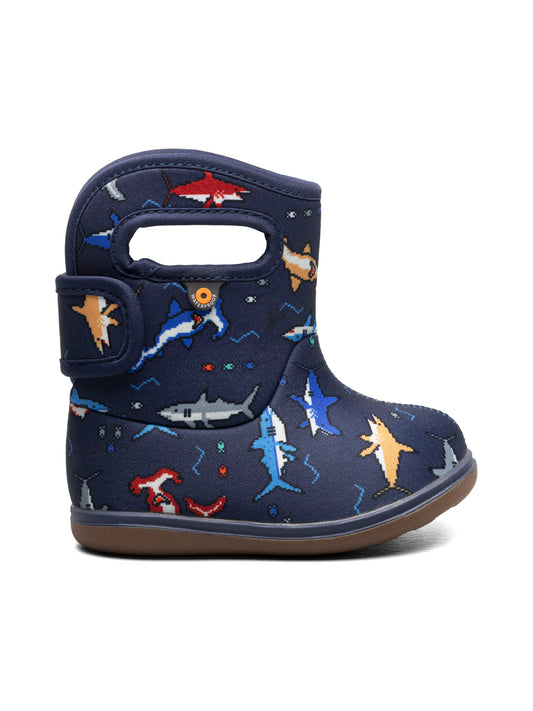 Cizme Baby Bogs II Pixel Shark
