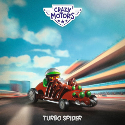 Colecția Crazy Motors Djeco, Mașina de curse Turbo Spider