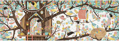 Puzzle galerie 200 piese Căsuța din copac, Djeco