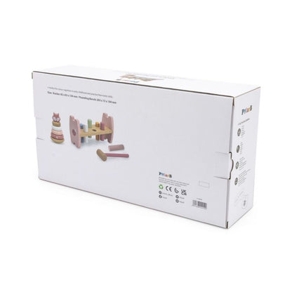 Set stivuitor și mini banc de lucru cu ciocan, Vulpe, PolarB Viga