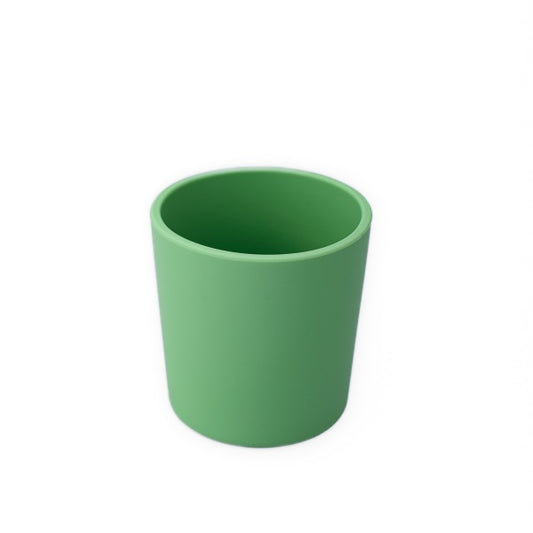 Pahar din silicon pentru copii Oaki, 180ml, verde pal