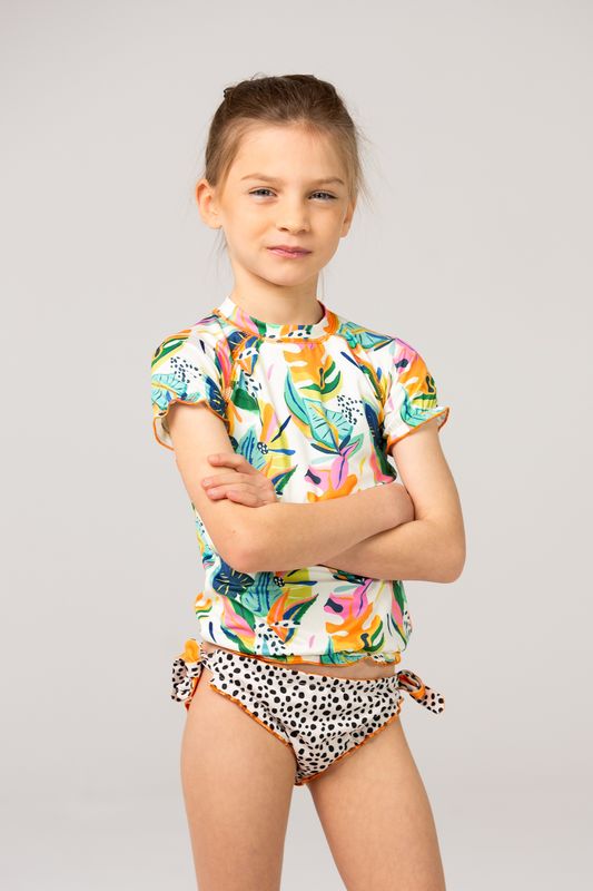 Set tricou + bikini reversibili cu protecție solară UPF 50+ Moana - DucKsday