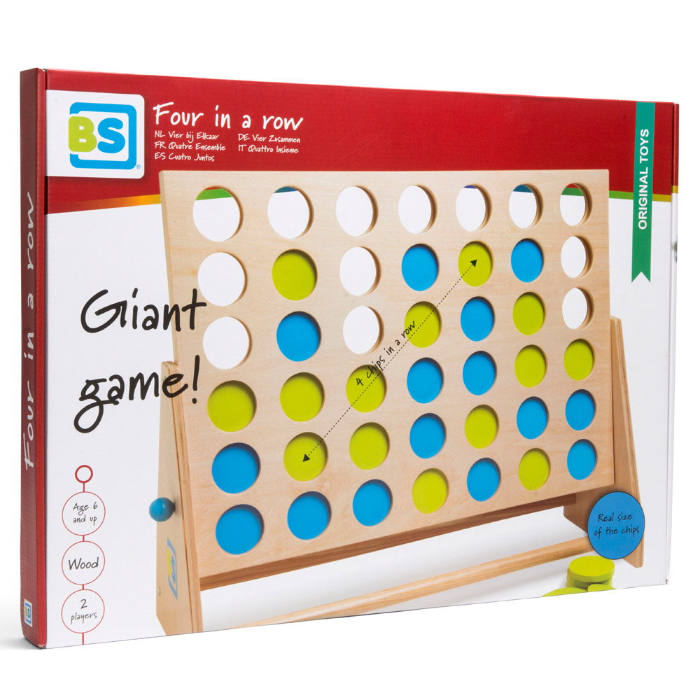 Joc gigant 4 pe un rand, BS Toys