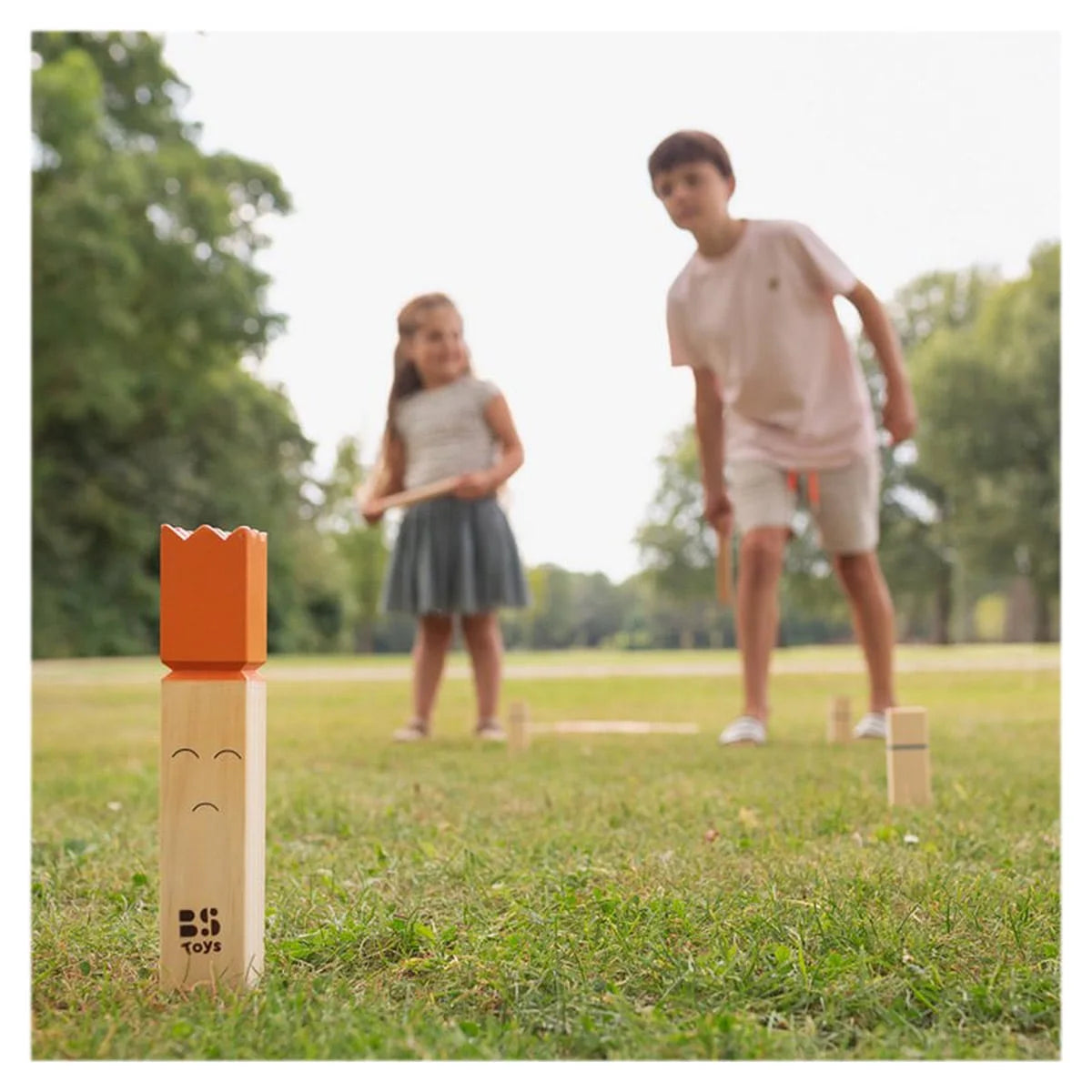 Kubb - joc de actiune si indemanare, BS Toys