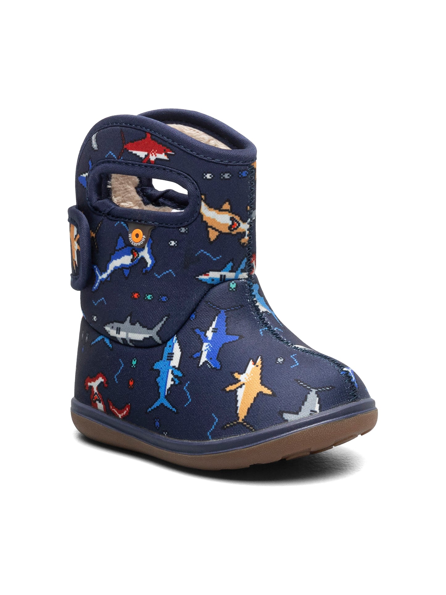 Cizme Baby Bogs II Pixel Shark