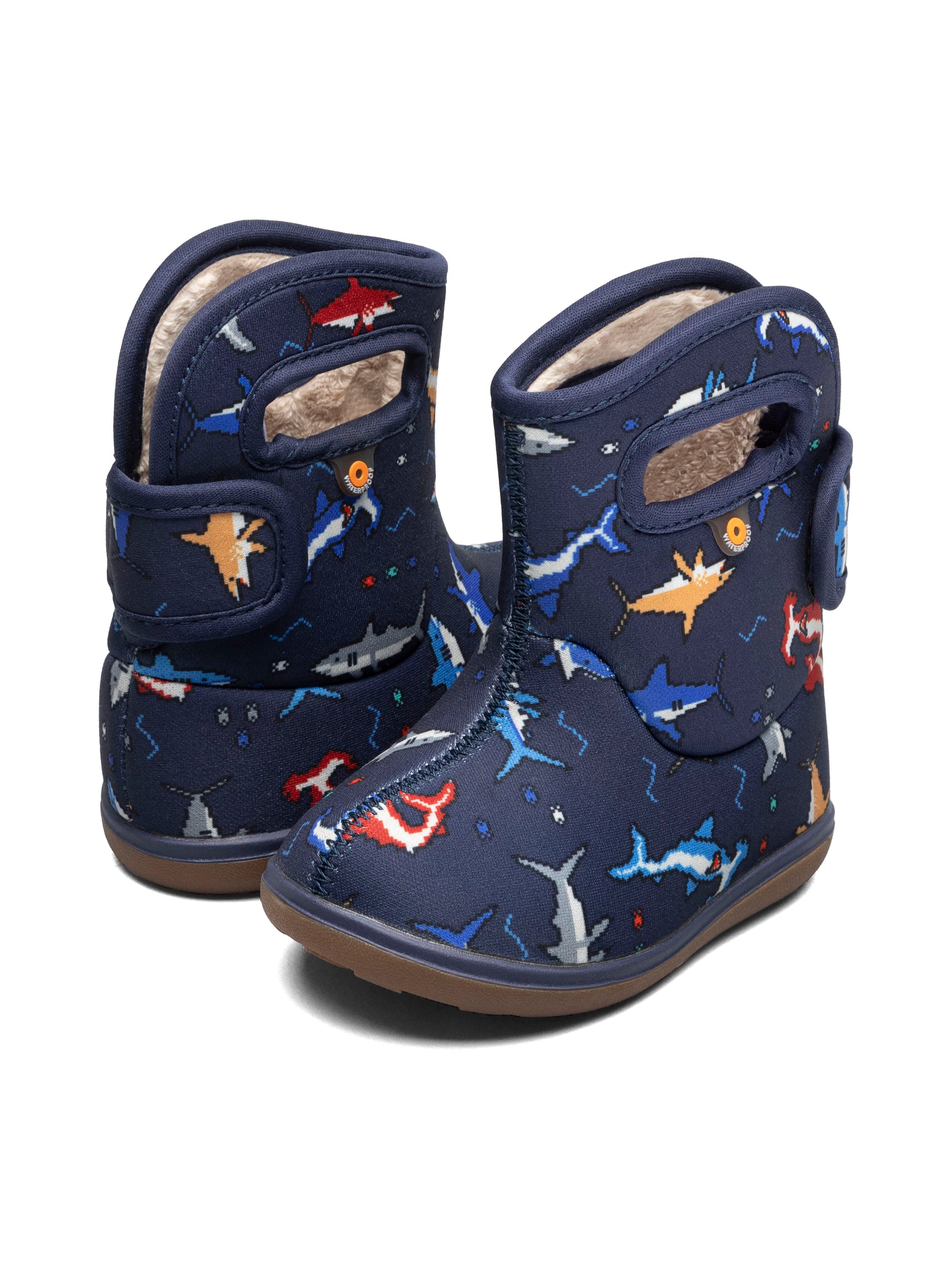 Cizme Baby Bogs II Pixel Shark