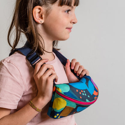 Borsetă mini flori cu pete aprinse - Delikates Accessories
