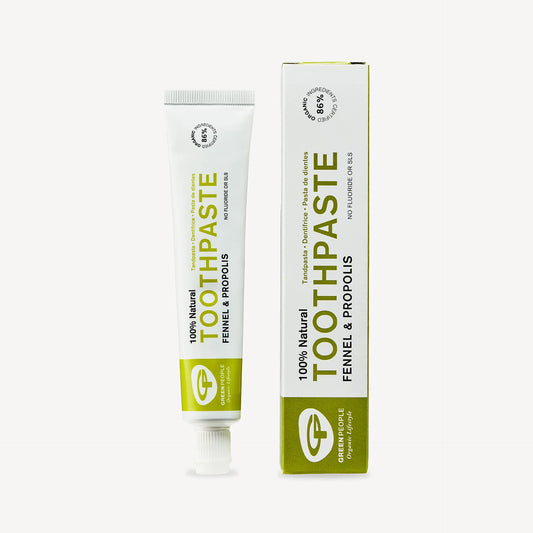 Pastă de dinți cu fenicul organic și propolis, homeopată, Green People