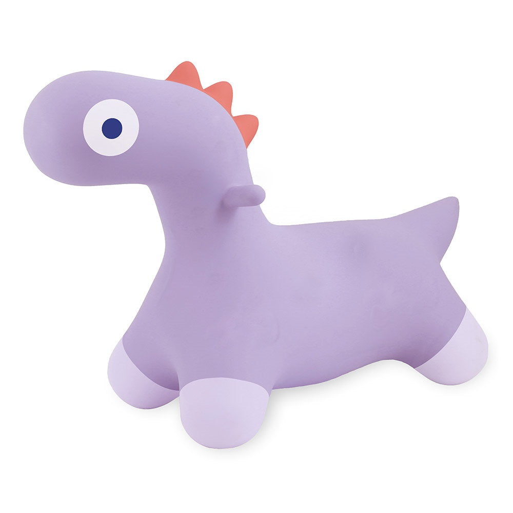 Hoppi Dino, dinozaur gonflabil săltăreț, mov, Quut Toys