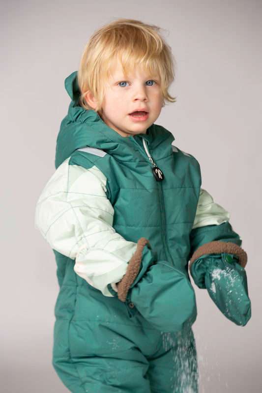 Mănuși Baby - Dark Green - Ducksday