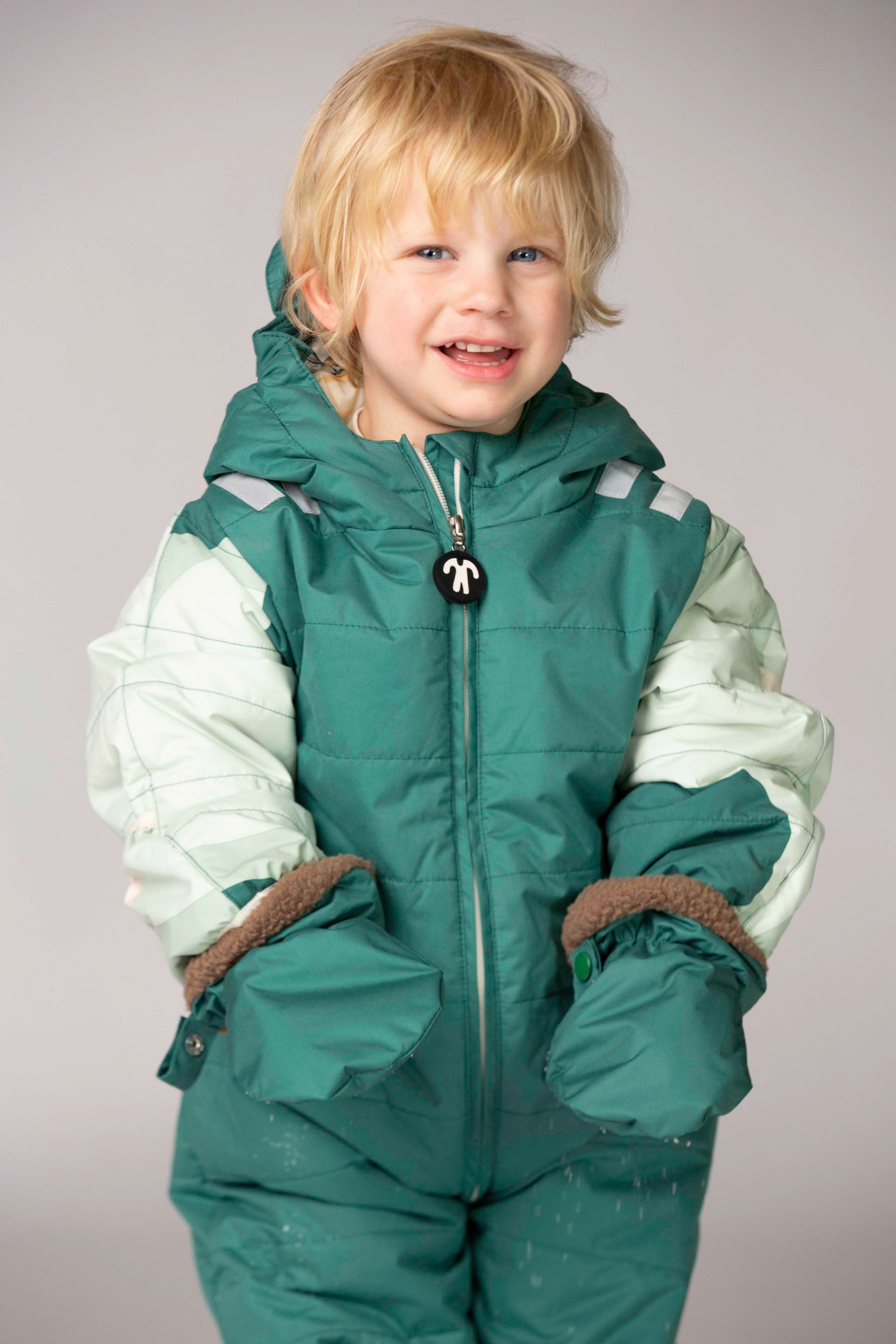 Mănuși Baby - Dark Green - Ducksday