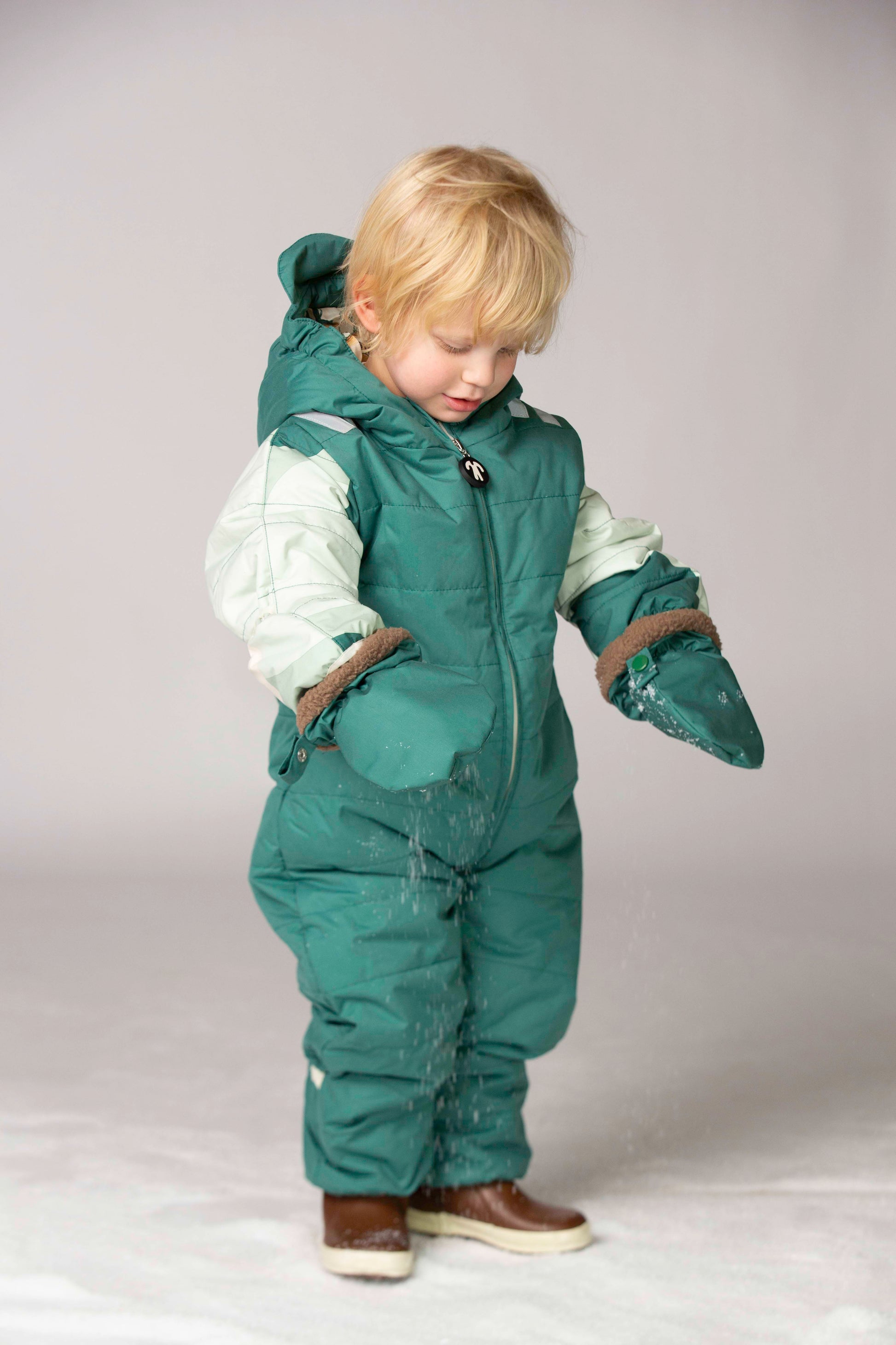 Mănuși Baby - Dark Green - Ducksday