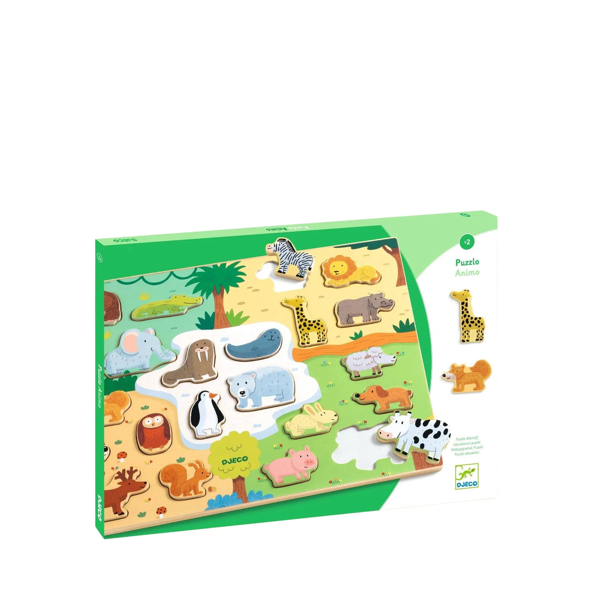Puzzle lemn Animo, Djeco