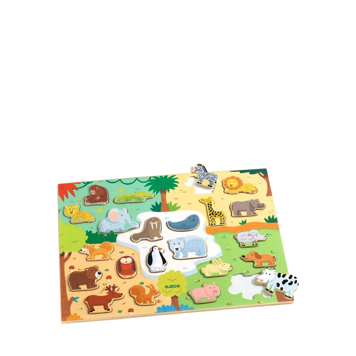 Puzzle lemn Animo, Djeco