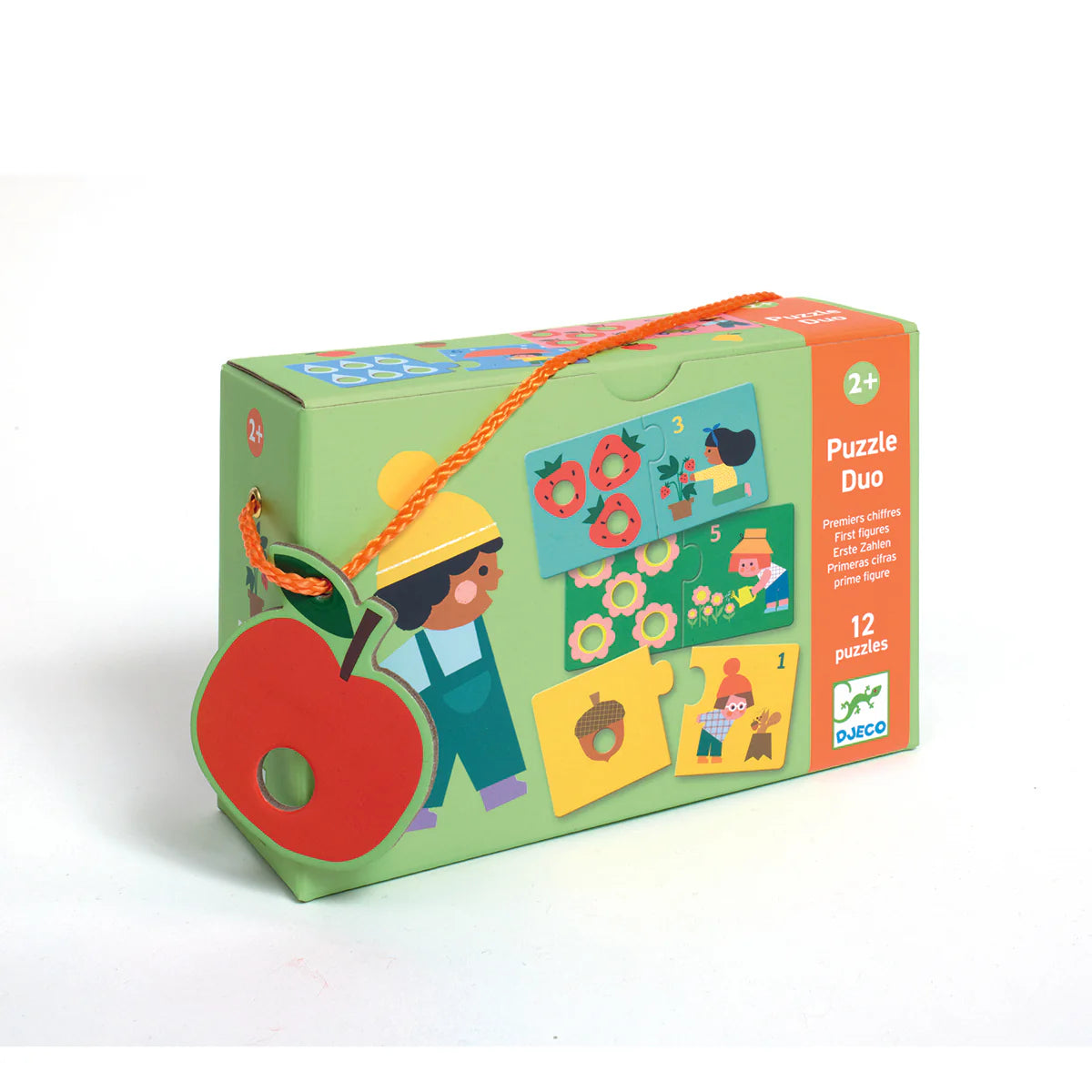 Puzzle duo tactil Primele numere, Djeco