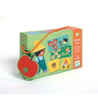 Puzzle duo tactil Primele numere, Djeco