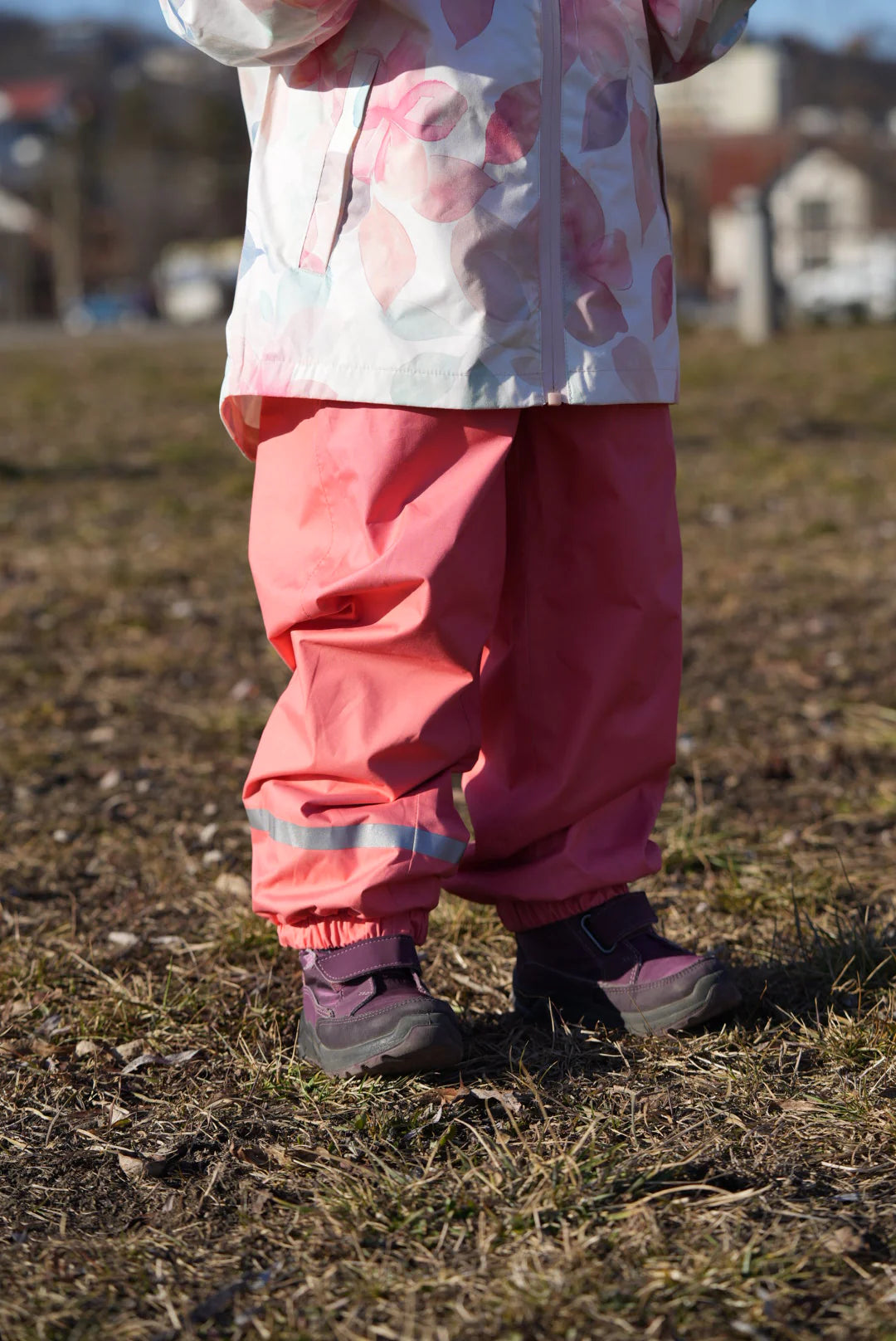 Pantaloni de ploaie - Coral - Ducksday