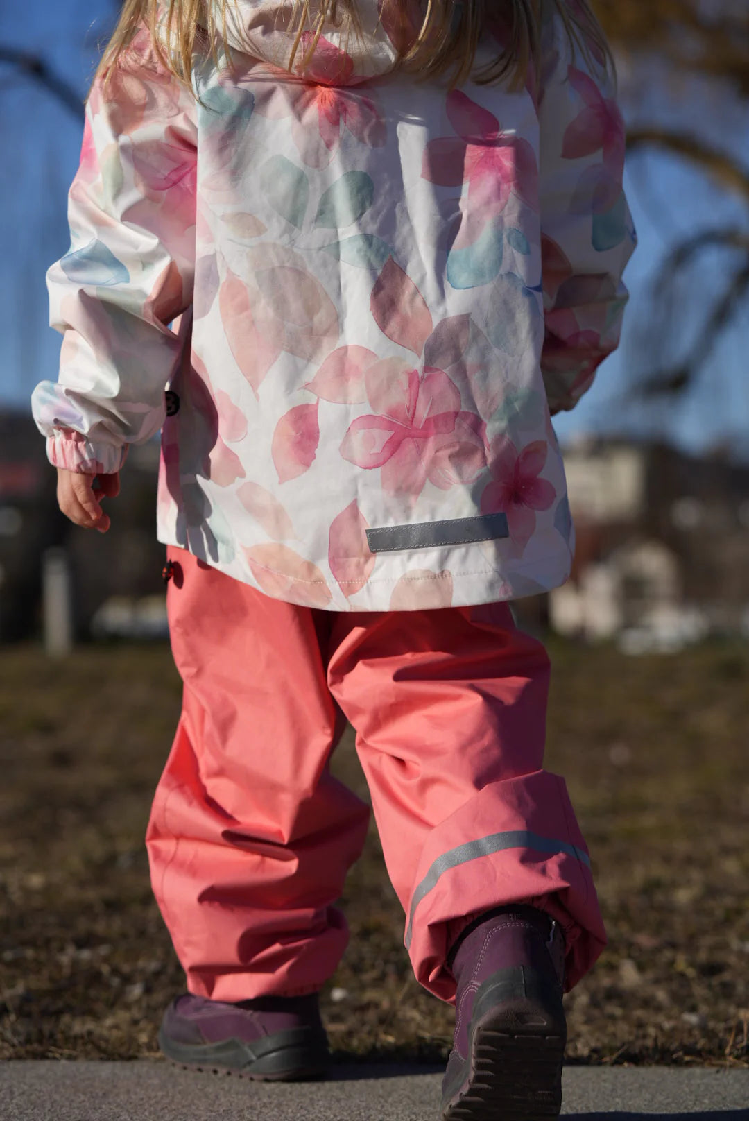 Pantaloni de ploaie - Coral - Ducksday