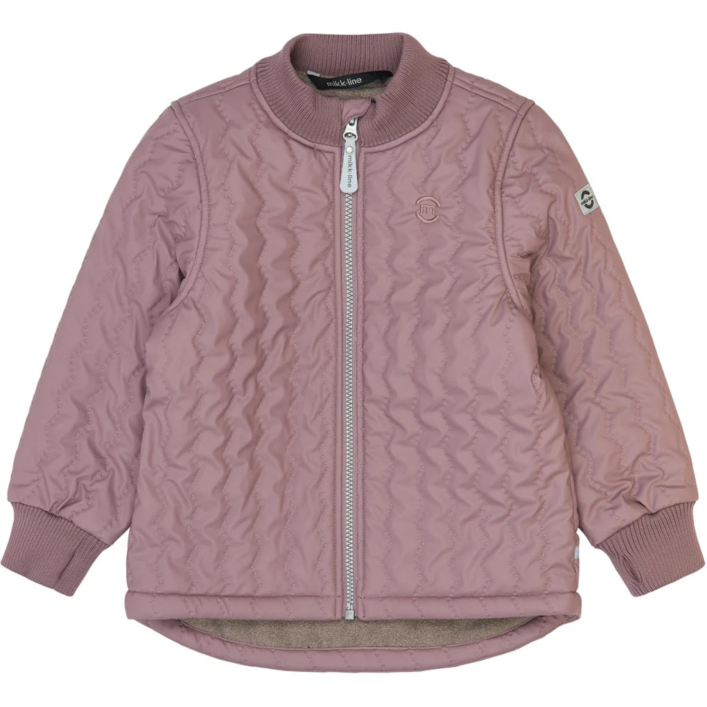 Set matlasat termorezistent căptușit cu fleece - Mikk-Line Duvet - Twilight Mauve