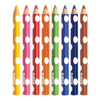 Creioane colorate pentru bebe - Djeco