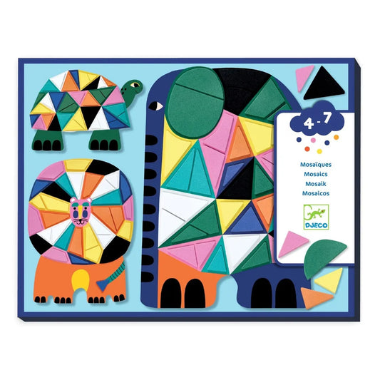 Set creativ mozaic Animale, Djeco