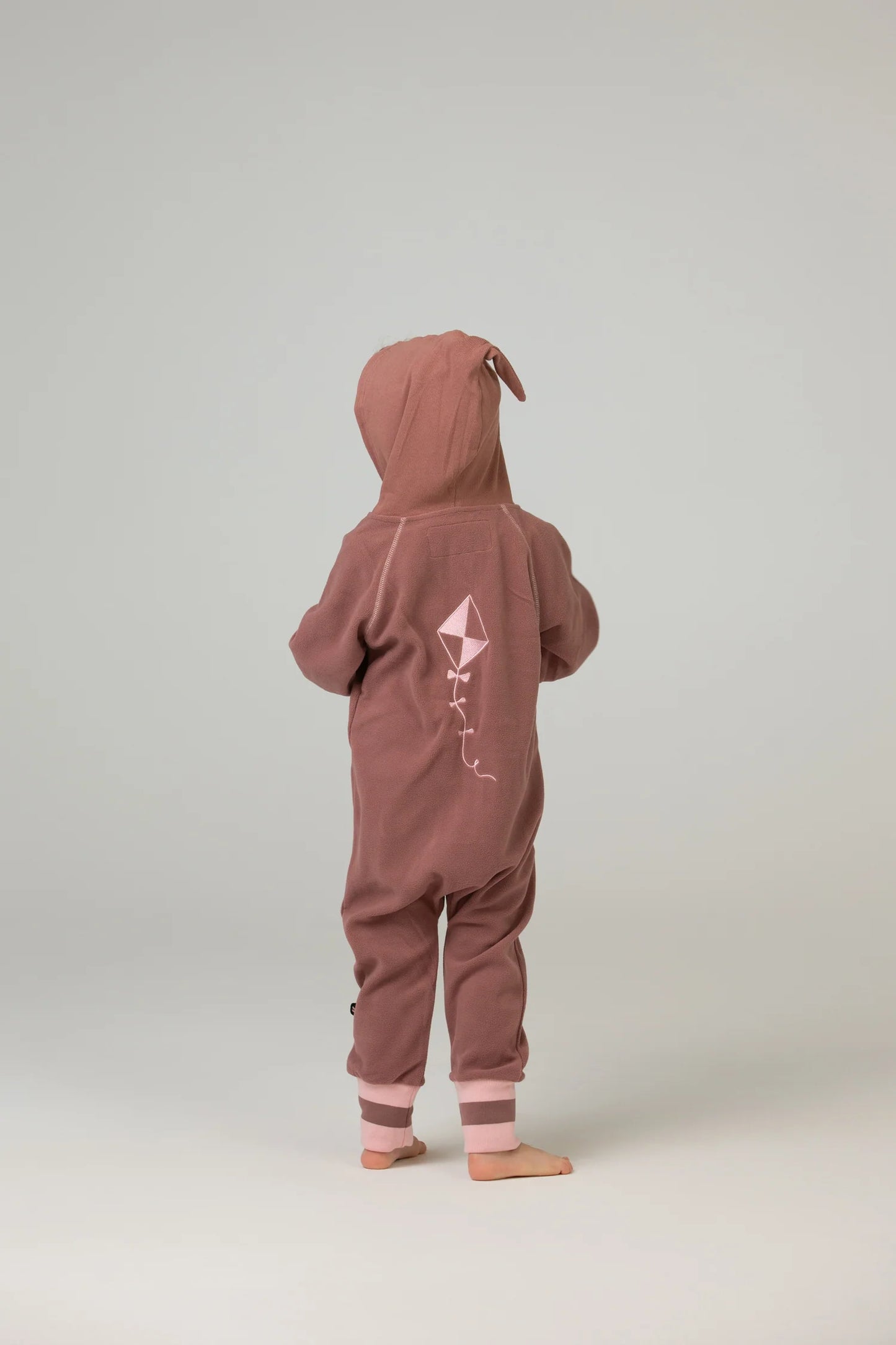 Overall din fleece - Dark Rose - DucKsday