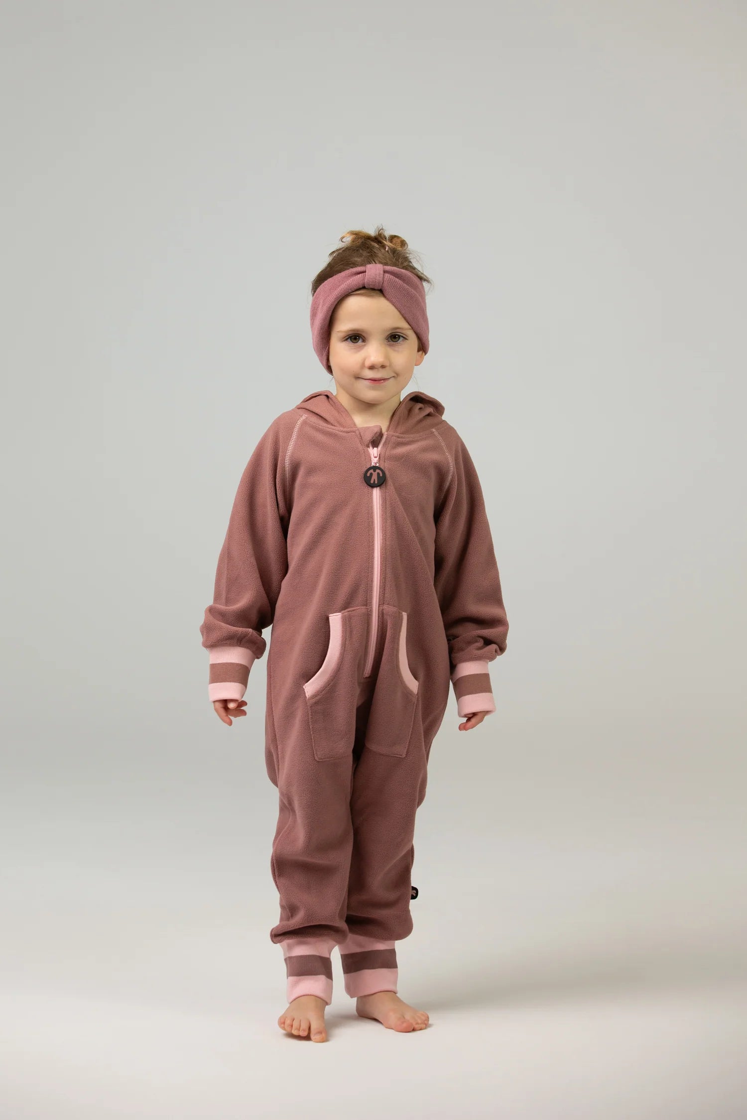 Overall din fleece - Dark Rose - DucKsday