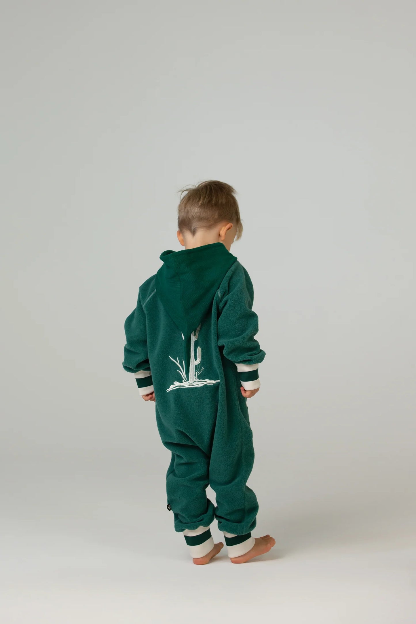 Overall din fleece - Dark Green - DucKsday