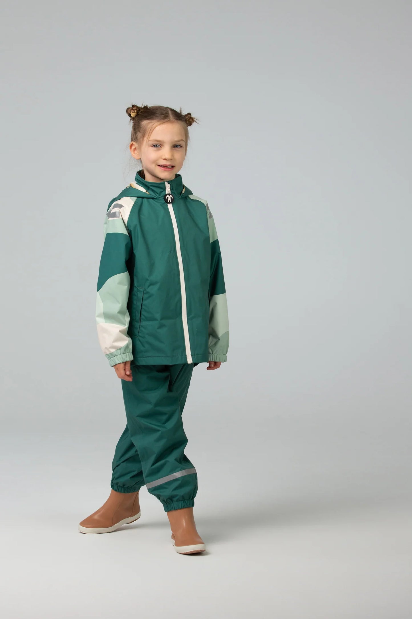 Pantaloni de ploaie - Dark Green - Ducksday