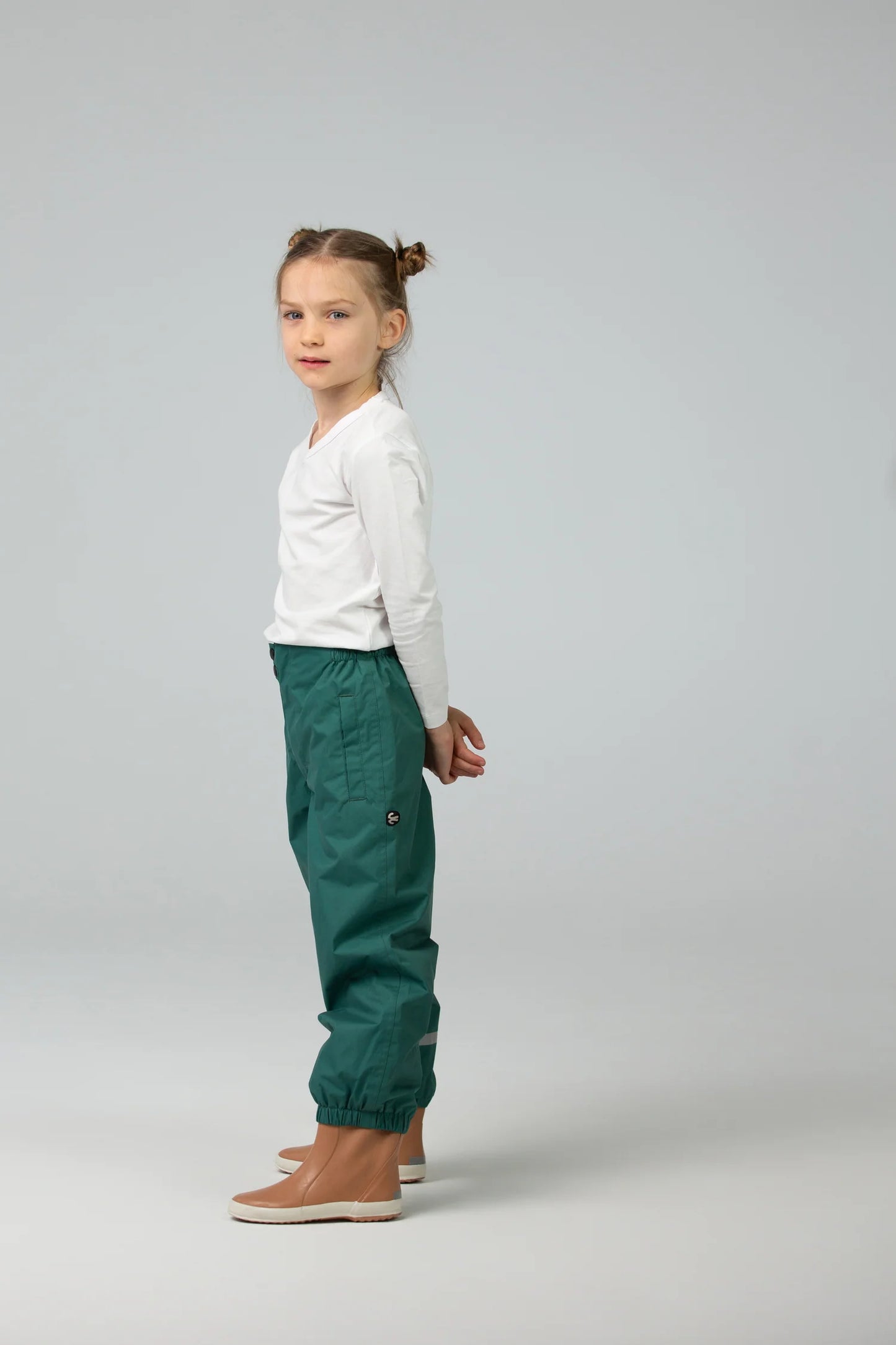 Pantaloni de ploaie - Dark Green - Ducksday