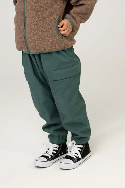 Pantaloni softshell Dark Green - Ducksday