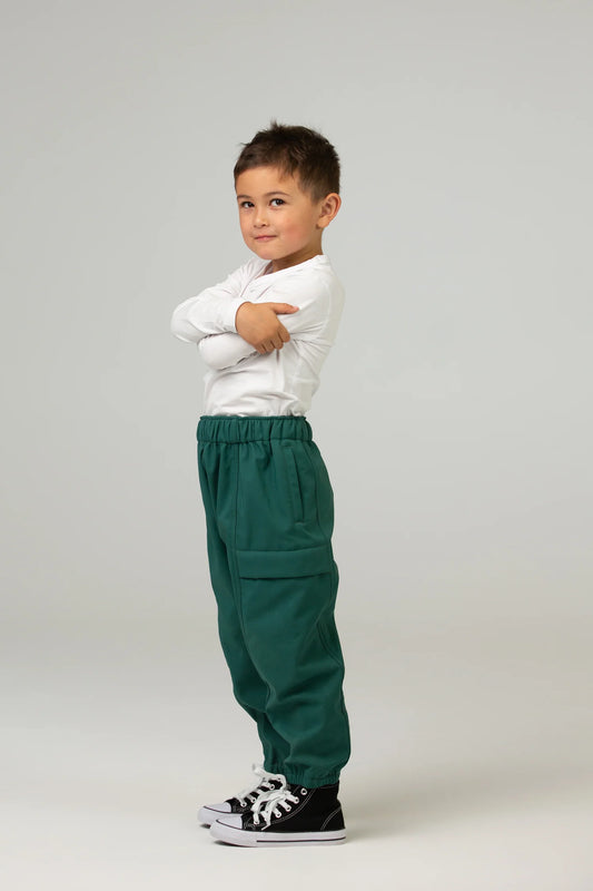 Pantaloni softshell Dark Green - Ducksday