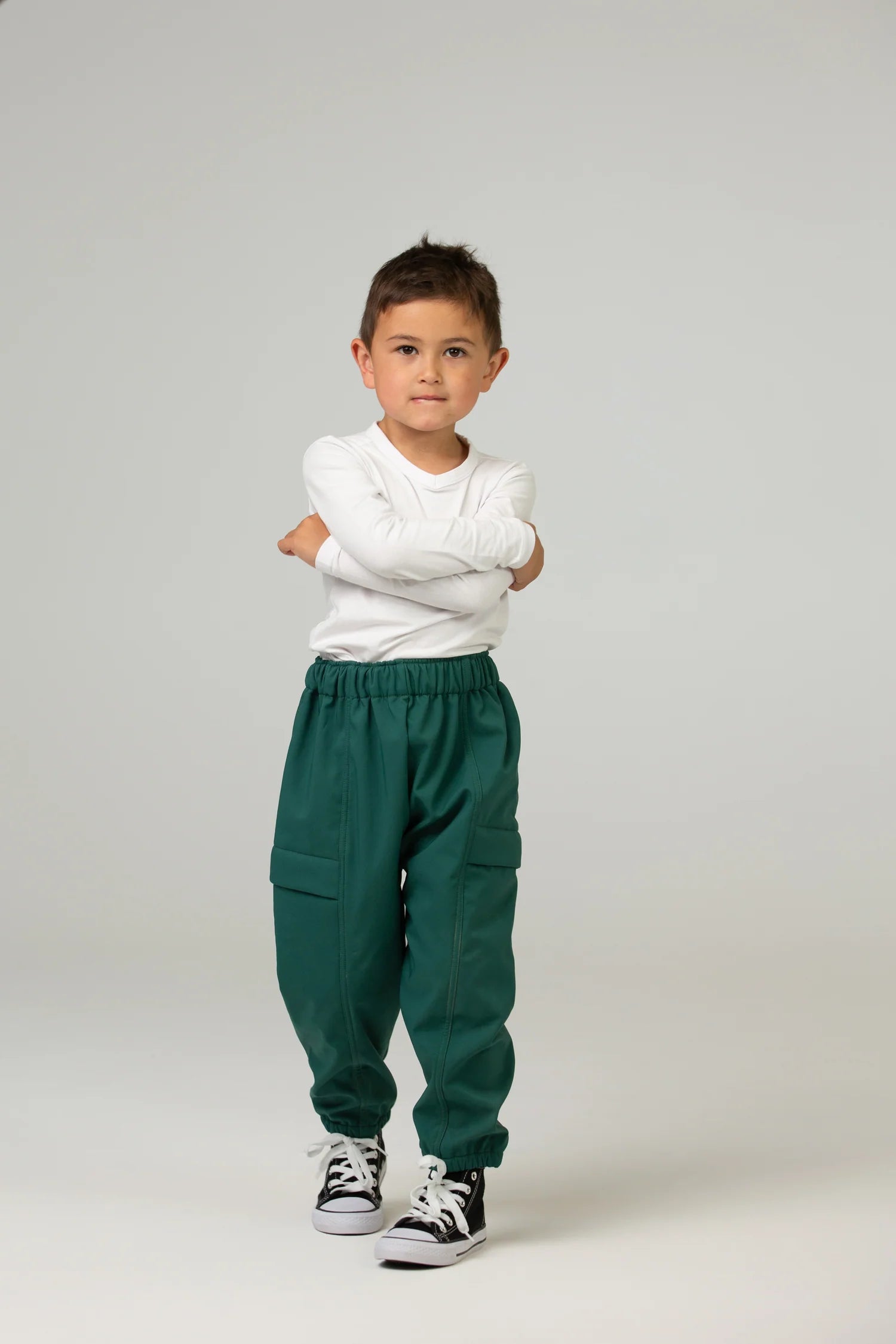 Pantaloni softshell Dark Green - Ducksday