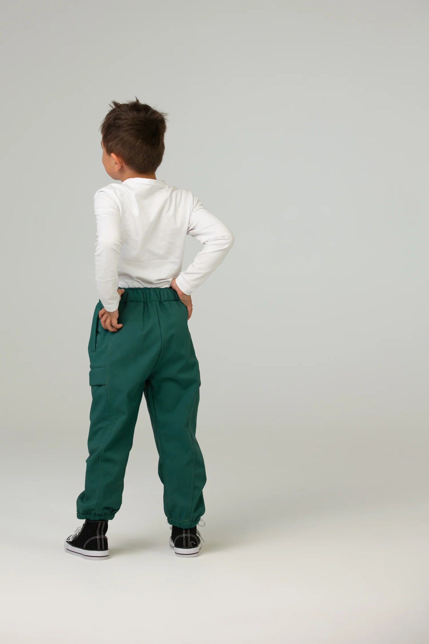 Pantaloni softshell Dark Green - Ducksday