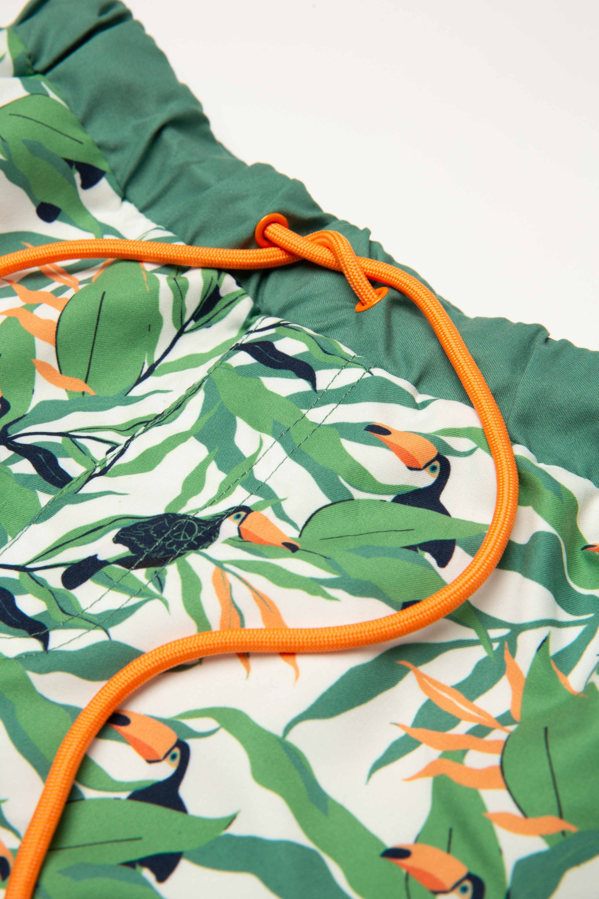 DucKsday - Pantaloni scurți tip boardshorts pentru plajă și înot cu protecție solară UPF 50+ -Toucan