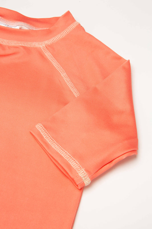 DucKsday - Tricou pentru înot cu protecție solară UPF 50+ - Coral
