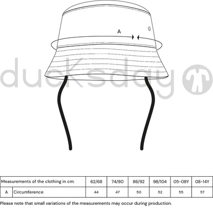 Pălărie de soare bucket UPF50+ - DucKsday - Moana
