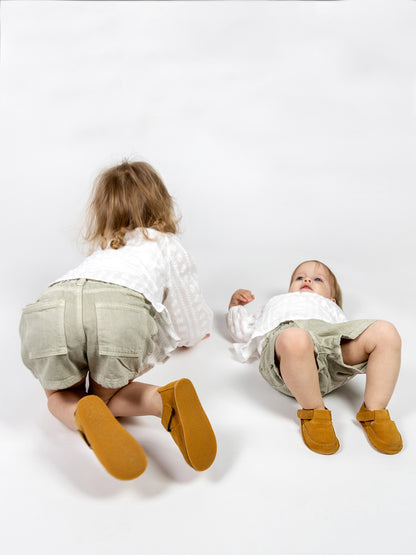 Pantofi barefoot ERDA - Camel