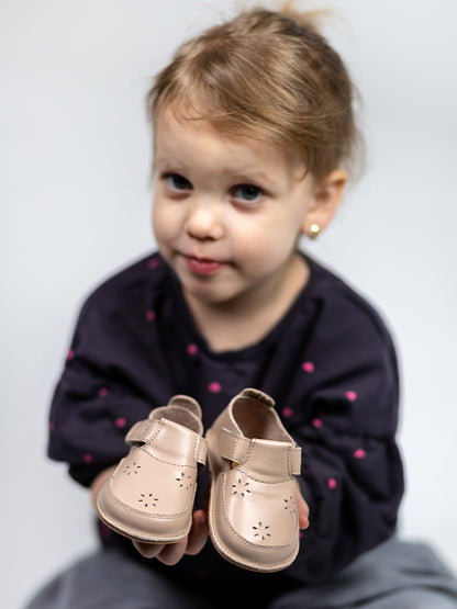 Pantofi barefoot ERDA - Rose Fleur