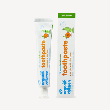 Pastă de dinți cu mandarine pt. bebeluși, homeopată - Green People